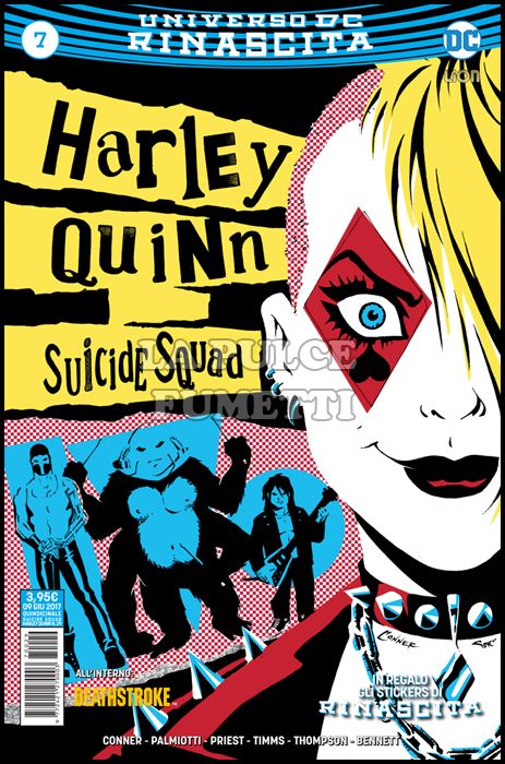 SUICIDE SQUAD/HARLEY QUINN #    29 - SUICIDE SQUAD/HARLEY QUINN 7 - RINASCITA + STICKERS